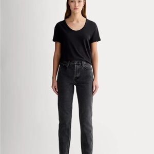 Everlane Women's Straight Leg Jeans in Black